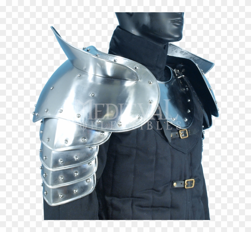 Sword Breaker Pauldrons Clipart