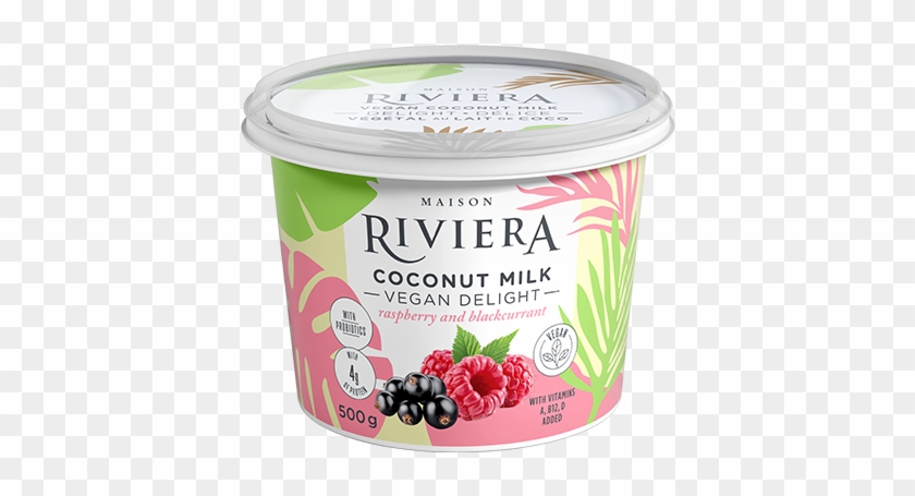 Vegan Delight Raspberry And Blackcurrant - Riviera Yogourt Vegan Clipart