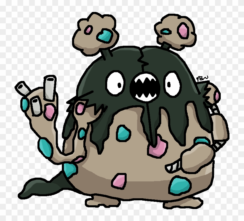 Chris The Garbodor - Cartoon Clipart