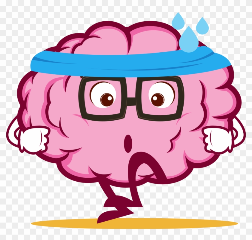 Image Result For Brain Emoji - Brain Cartoon Png Clipart #4285270