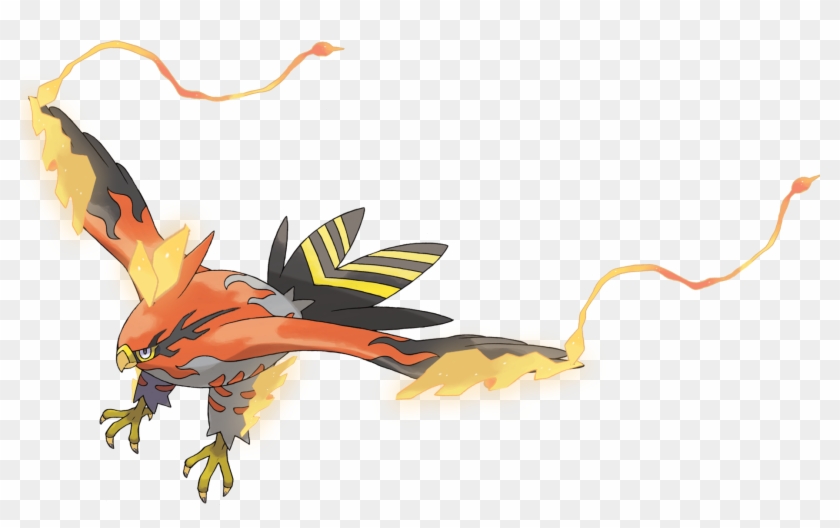 View Megabird , - Dragon And Fire Type Pokemon Clipart #4285336
