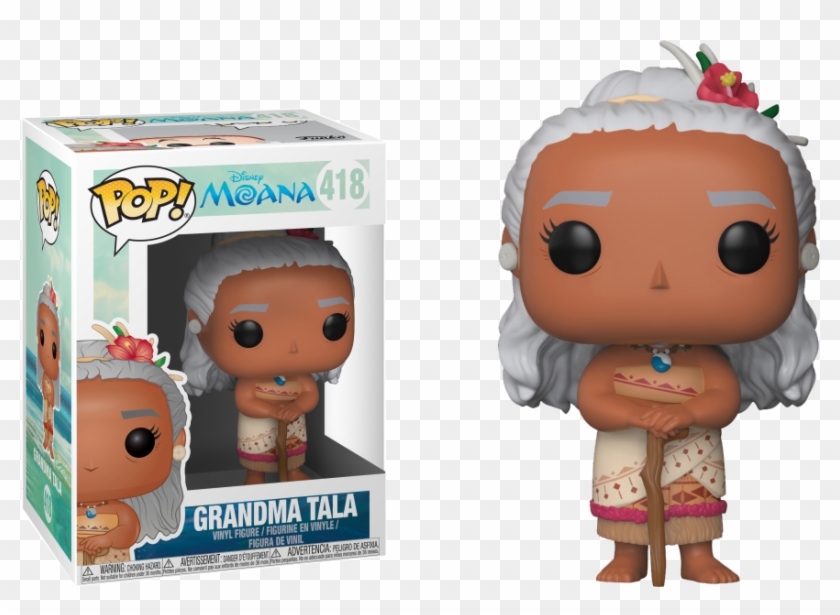 Pop Figure Disney Moana Gramma Tala - Moana Funko Clipart