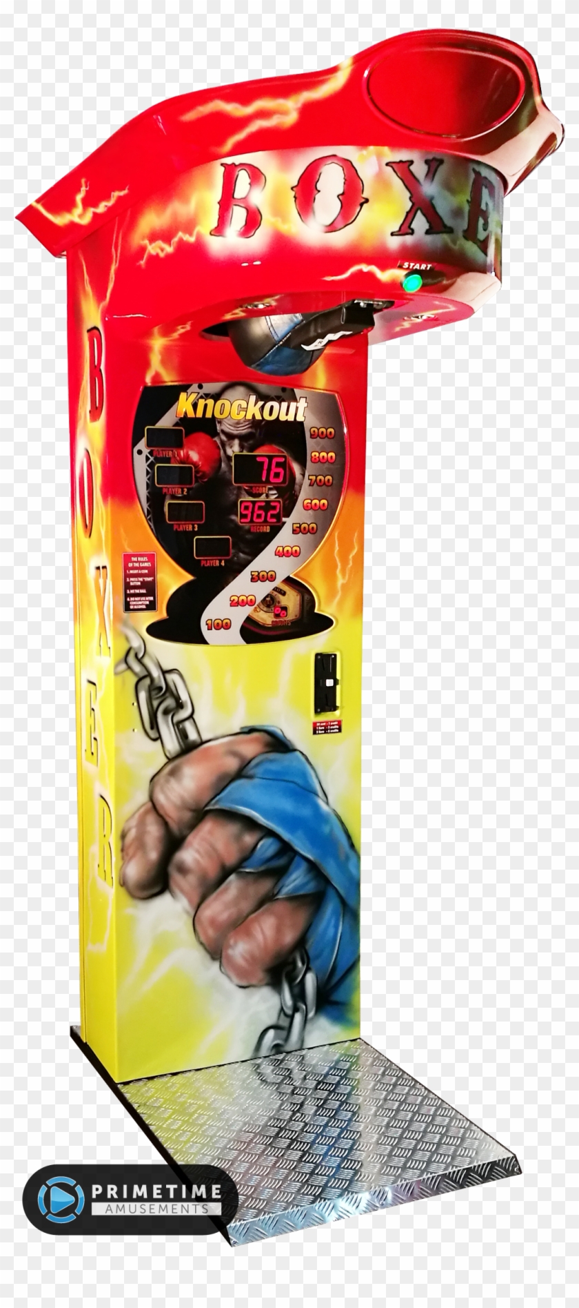 Knockout Boxer - Boxer Knockout Machine Clipart