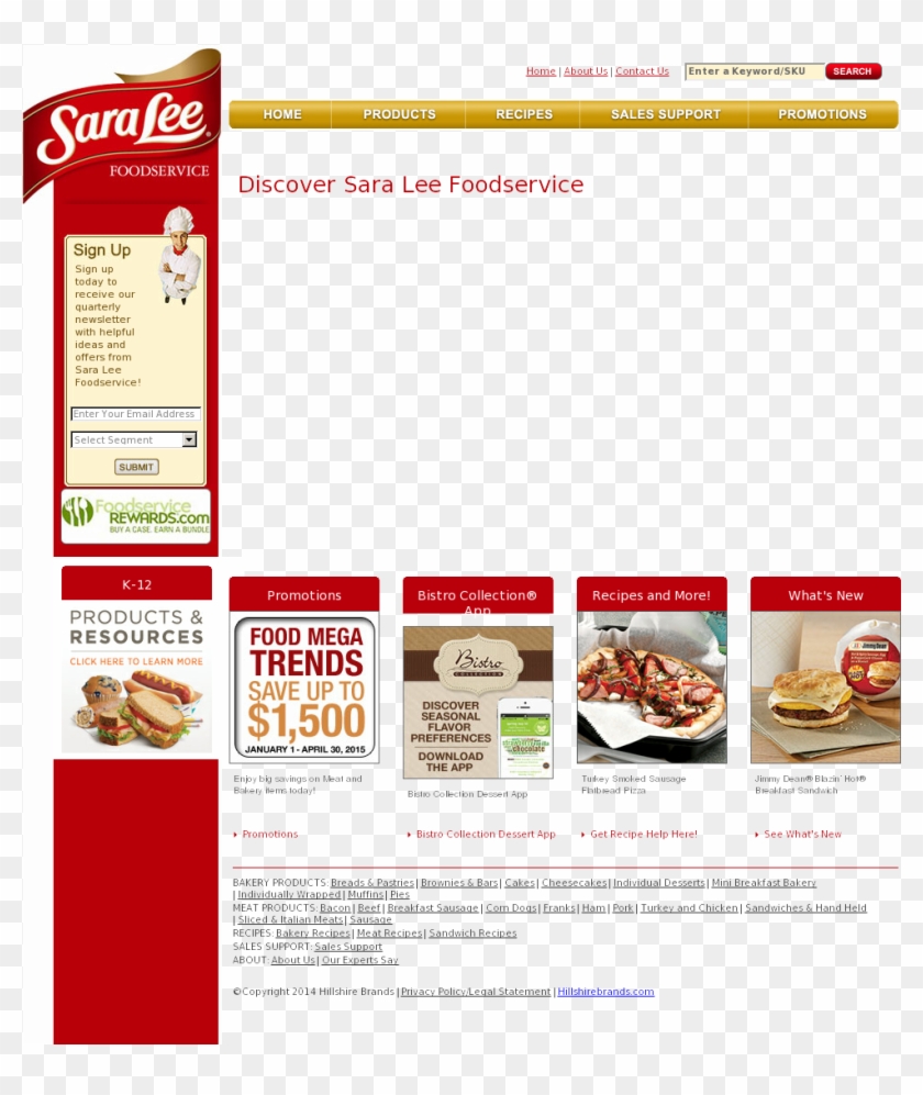 Sara Lee Foodservice Competitors, Revenue And Employees - Sara Lee Clipart #4285810