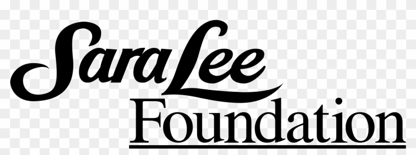 Sara Lee Foundation Logo Black And White - Calligraphy Clipart