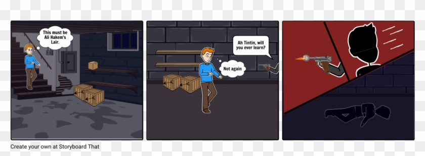 Tintin Knockout - Cartoon Clipart #4285977