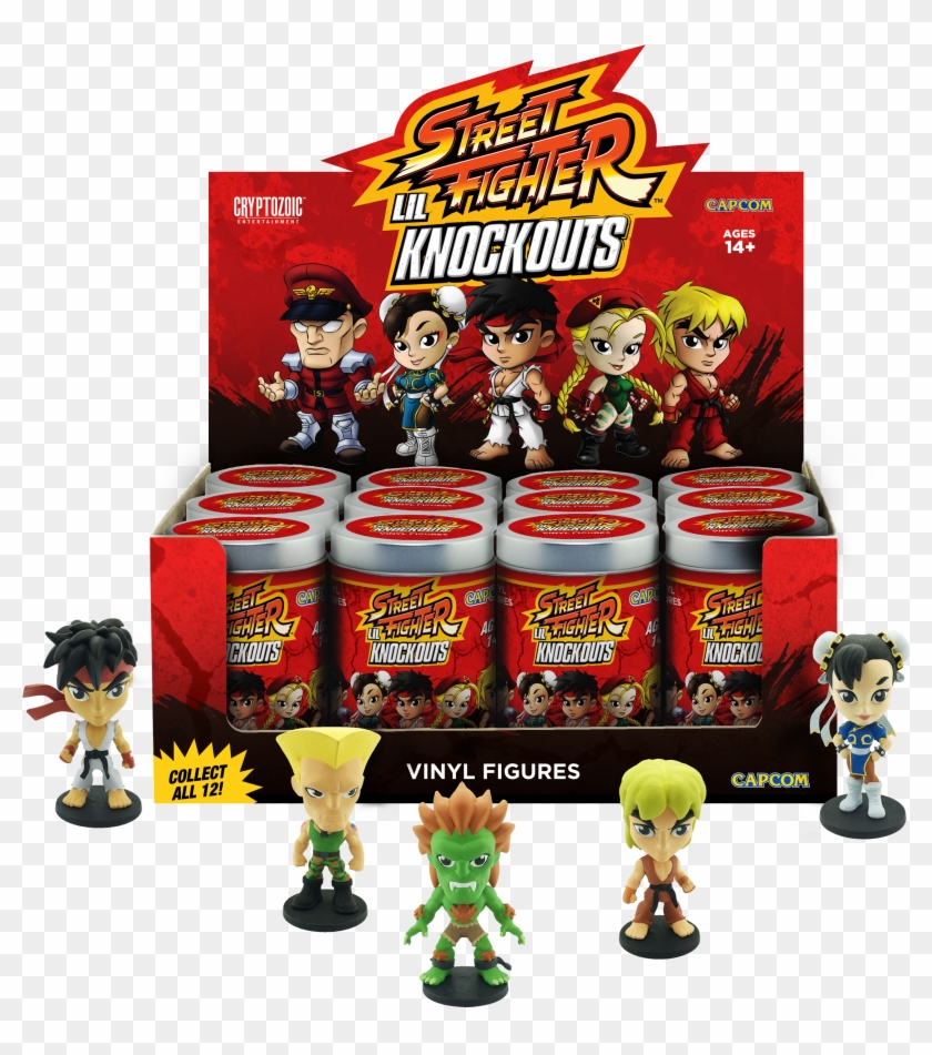 Street Fighter Ko Png - Street Fighter Lil Knockouts Clipart