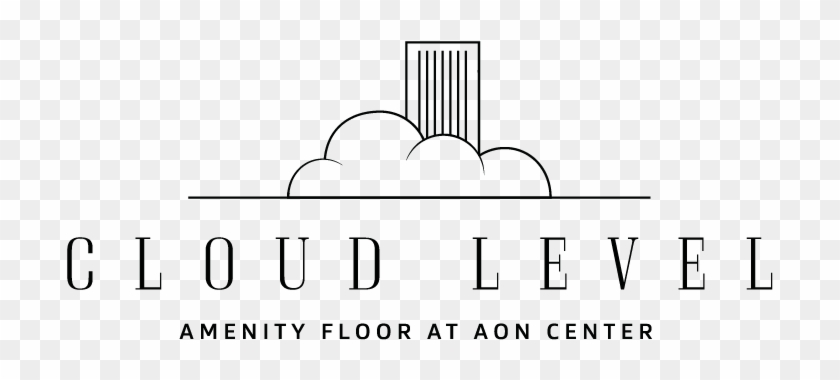 The Cloud Level At Aon Center Logo - Line Art Clipart #4286567