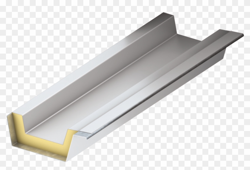 Hoesch® Insulated Gutter - Wood Clipart