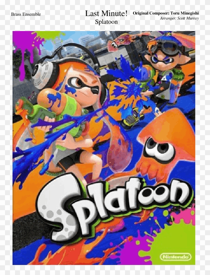 Last Minute - Splatoon For Pc Clipart #4286811