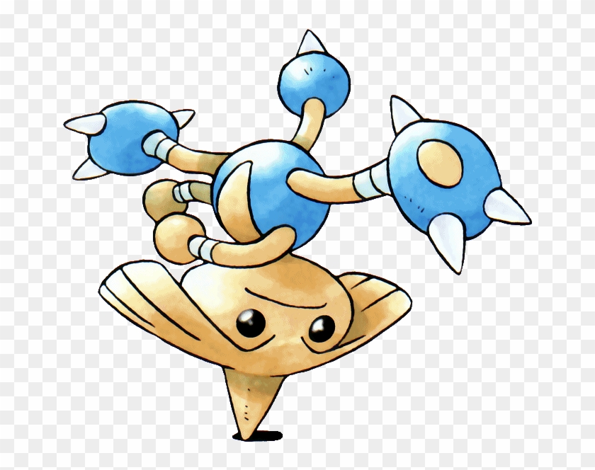 Hitmontop Gold And Silver Pokemon Official Game Art - Pokemon Hitmontop Clipart