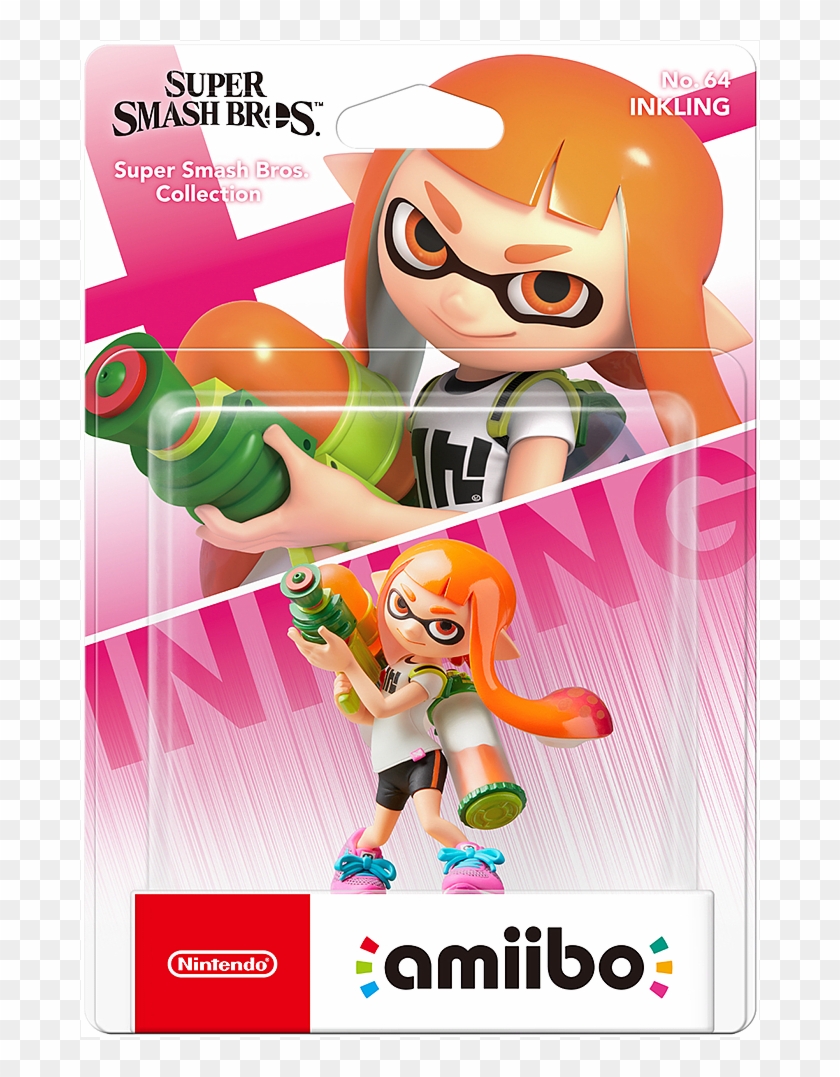 Super Smash Bros Inkling Amiibo Clipart #4287011