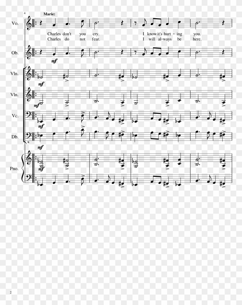 Please, Don't Die Sheet Music Composed By Words And - Sheet Music Clipart #4287040
