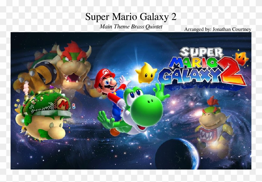 Super Mario Galaxy 2 Sheet Music Composed By Arranged - Super Mario Galaxy 2 Clipart