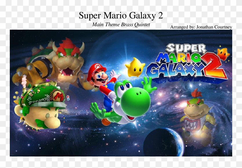 Super Mario Galaxy 2 Sheet Music Composed By Arranged - Super Mario Galaxy 2 Clipart #4287043