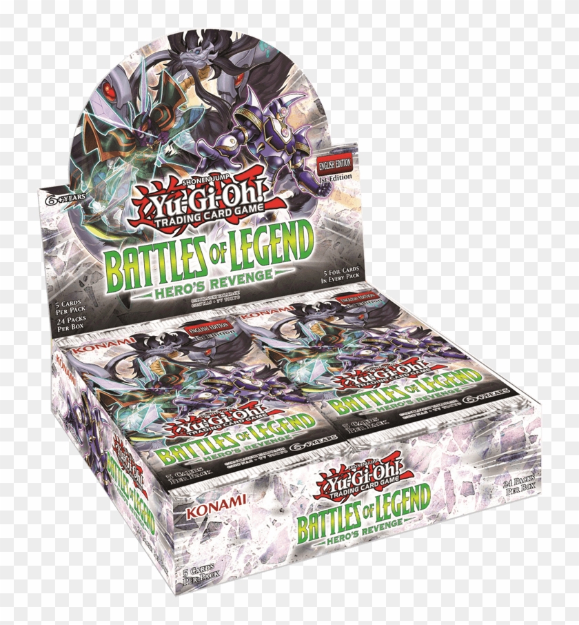 Battles Of Legend Hero's Revenge Booster Box - Yugioh Clipart