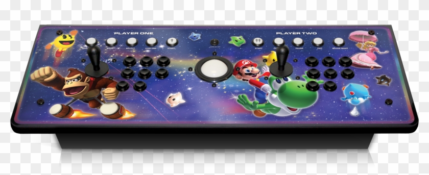 1613 In Custom Arcade Controller Graphic Mario Galaxy - Educational Toy Clipart