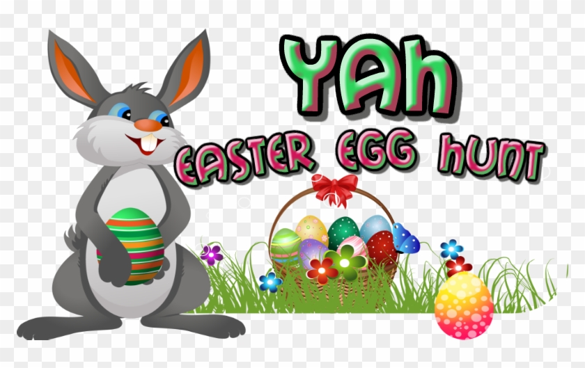 Yah Egghunt 1 - Easter Bunny Transparent Background Clipart
