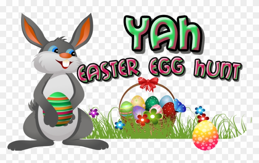 Yah Egghunt 1 - Easter Bunny Transparent Background Clipart #4287277