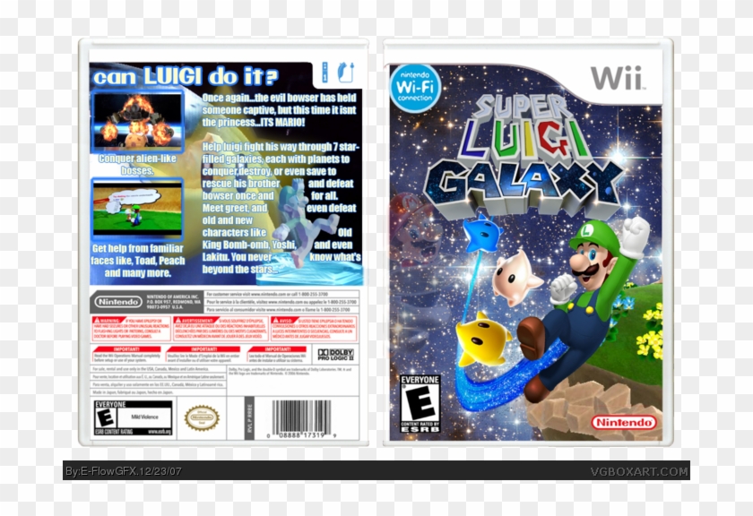 [ Img] - Super Luigi Galaxy Wii Clipart #4287322