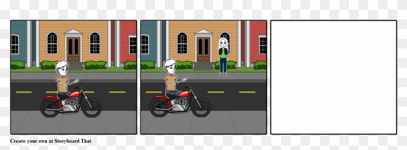 Vespa - Gatsby Comic Strip Clipart #4287353