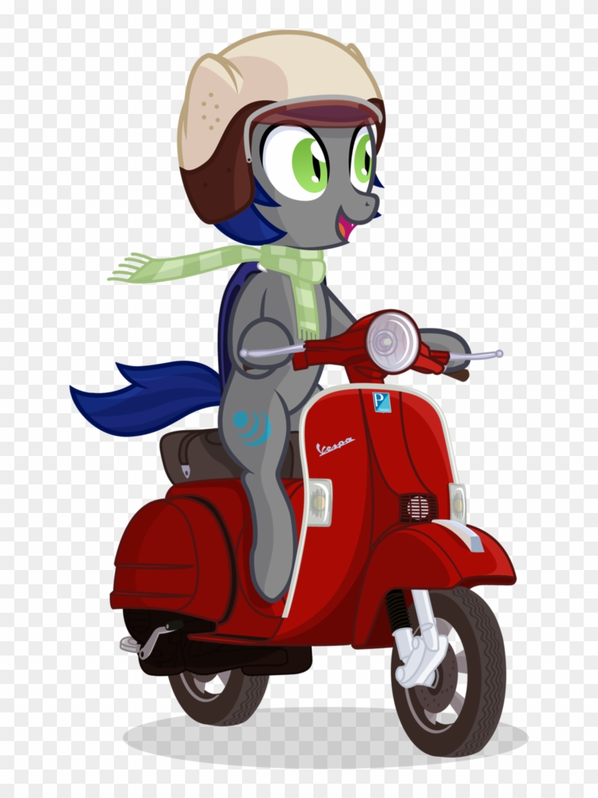 Vespa Kartun Png - Vespa Cartoon Clipart #4287482