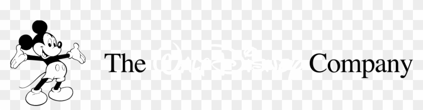 The Walt Disney Company Logo Black And White - Mickey Mouse Clipart