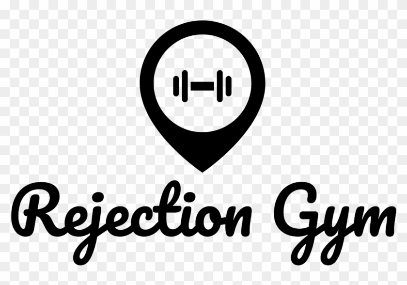 Rejection Gym Logo Black Clipart #4287557