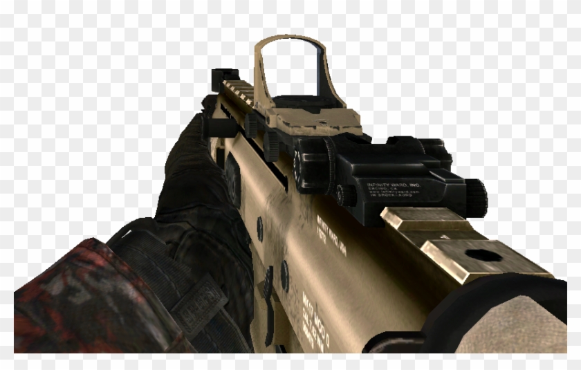 14 - 09 - 2018 - Fixed Bad Positioning On Queen's Wrath - Modern Warfare 2 Scar Clipart #4287803