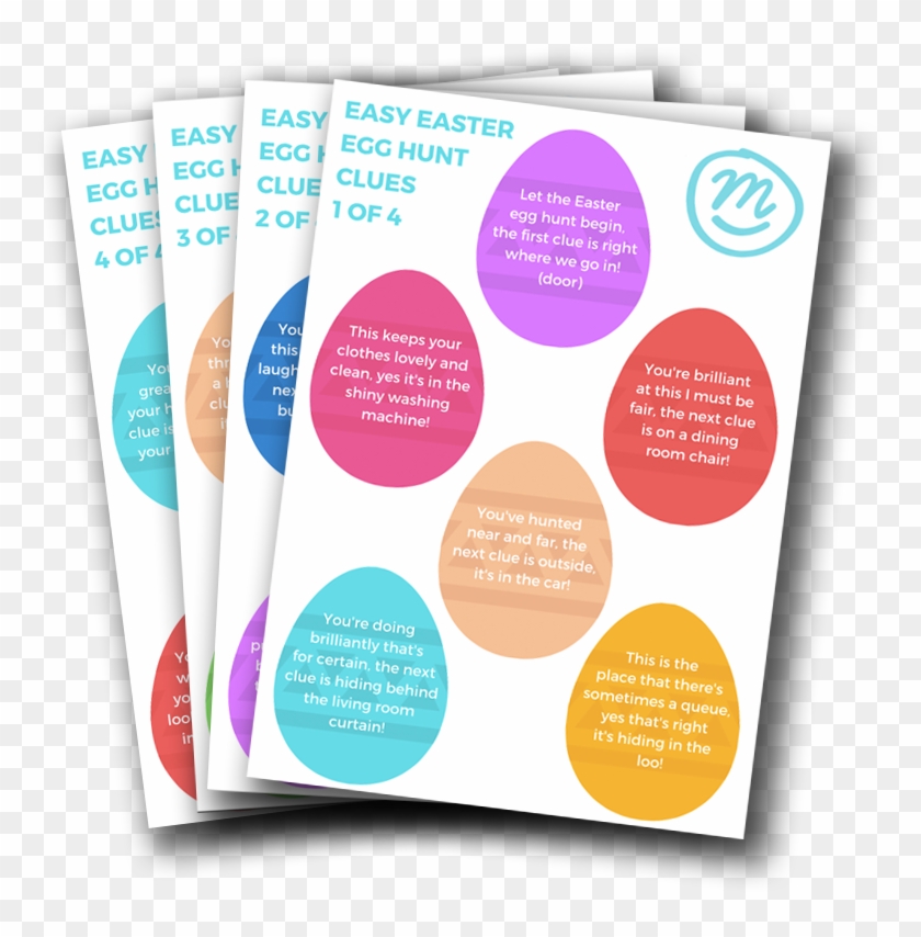 Get Your Easy Easter Egg Hunt - Easter Egg Hunt Clues Baby Clipart