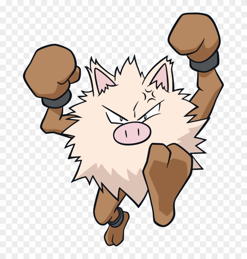 Pig Monkey Pokémon Primeape's Rage Can Be So Intense - Primeape Dream World Clipart