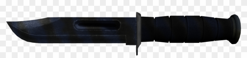 Kabar, Now With Tigerstripes - Bowie Knife Clipart