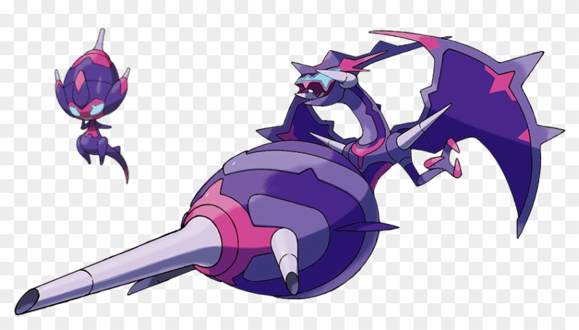 117kib, 845x455, Poipole Naganadel - Bebemon Pokemon Clipart #4288324