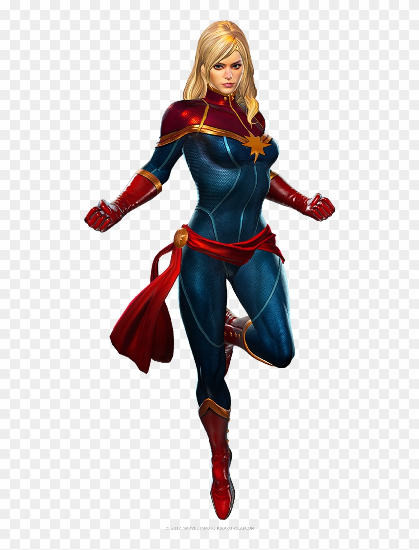 Captain Marvel Still Looking Great - Marvel Vs Capcom Infinite Captain Marvel Clipart
