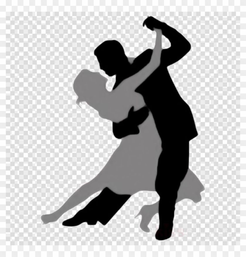 Dancing Clipart Png , Png Download - Silhouette Of Dance Salsa Transparent Png