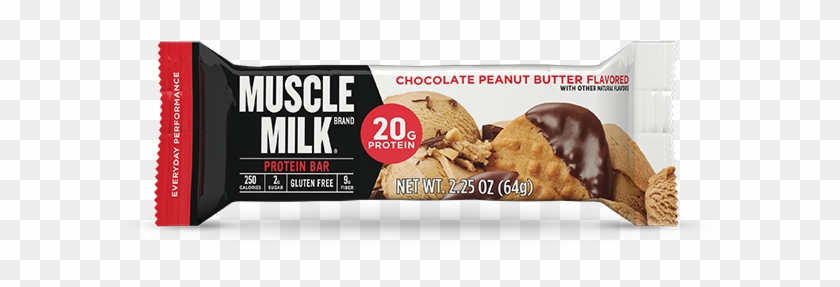 Muscle Milk Protein Bar - Muscle Milk Protein Bar Chocolate Peanut Butter Clipart