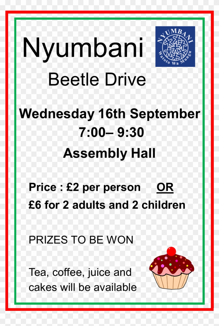 Beetle Drive For Nyumbani - Food Clipart