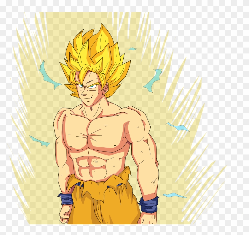 I Drew Goku Last Night, I Hope You Guys Like It - Illustration Clipart #4290511