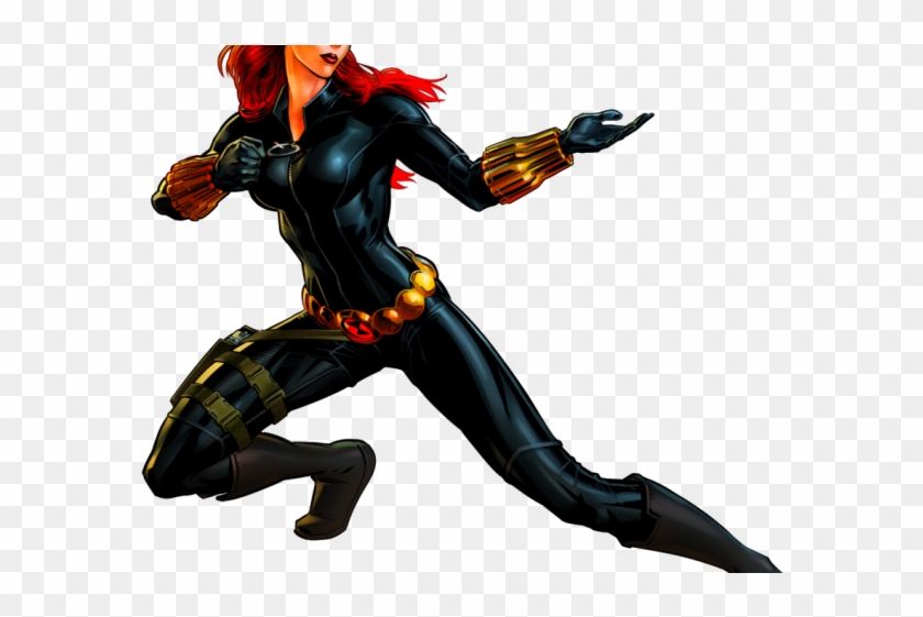 Black Widow Clipart Comic Book - Black Widow Marvel Avengers Alliance 2 - Png Download