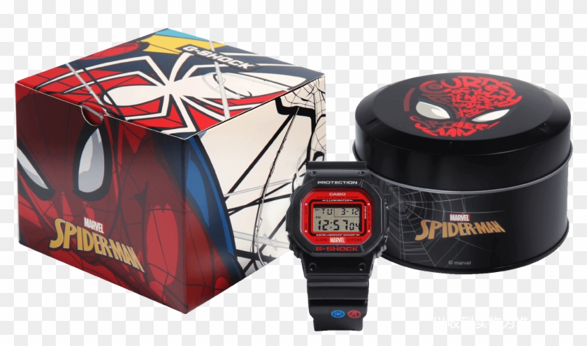 G Shock Dw 5600spider 1pr Spider Man - G Shock Spider Man Clipart