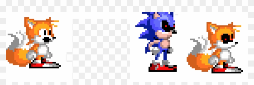 Sonic Exe And Tails Exe - Sonic Exe Tails Exe Clipart #4291069