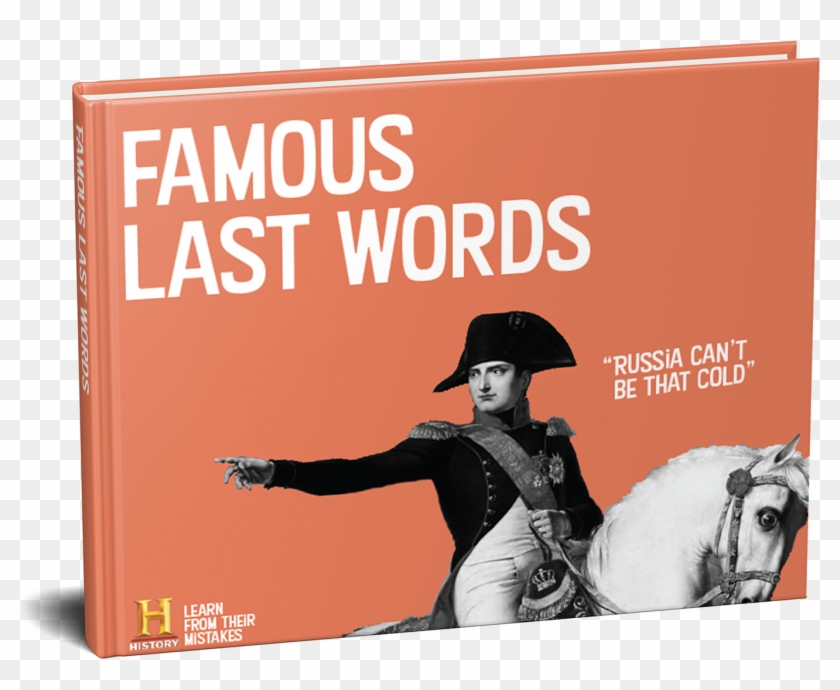 A Book Of Quotes Compiling The Famous Last Words Of - Napoleon Bonaparte Clipart