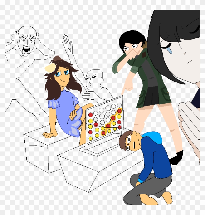 Connect Four Collab - Connect 4 Draw The Squad Clipart