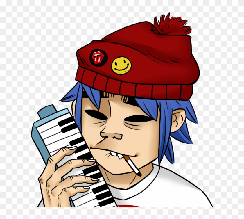 Burp Ds D With - Transparent 2d Gorillaz Png Clipart #4291359