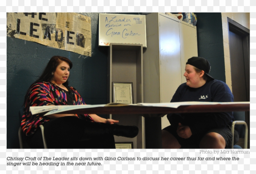 As Kelly Clarkson's Words Filled The Room, Young Gina - Table Clipart