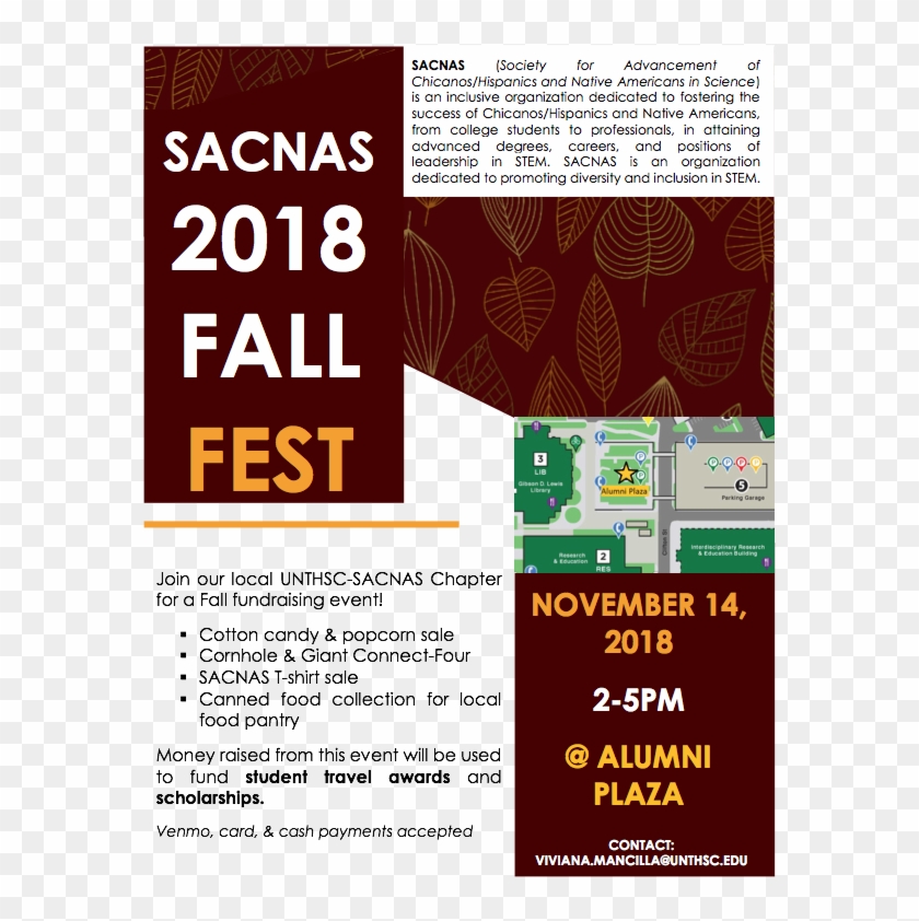 1st Annual Sacnas Fall Festival 11 14 2018 2 5pm @ - Arkadia Miami Clipart #4291777