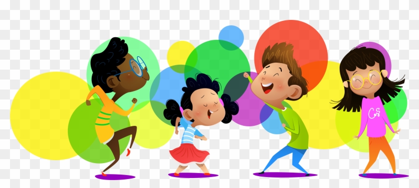 Sponsored Events - Dancing Cartoon Image Vector Clipart