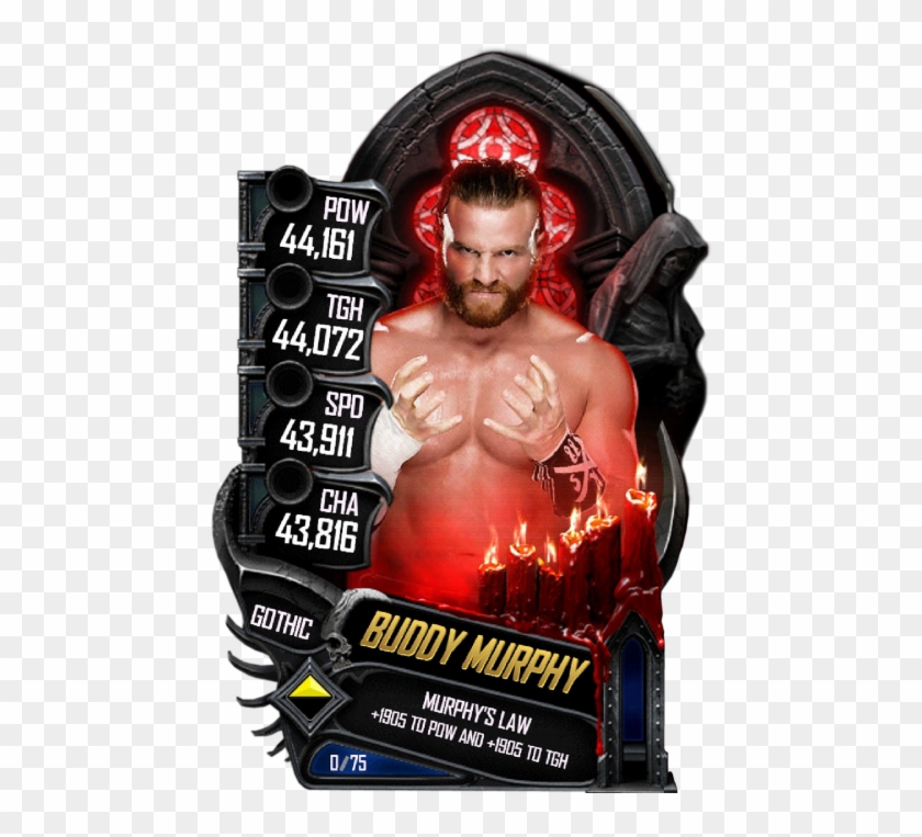 Common Supercard Buddymurphy S4 19 Wrestlemania34 Fusion - Gothic Cards Wwe Supercard Clipart