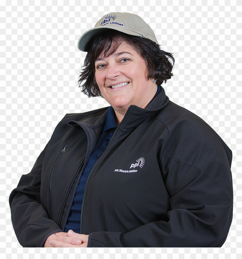 Meg In A Ppl Electric Utilities Hat And Jacket - Senior Citizen Clipart #4293105