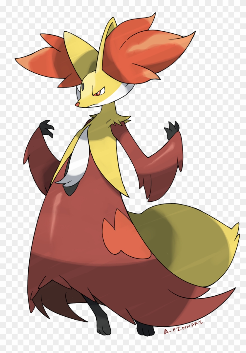Emboar - Delphox - Pokemon Fennekin Clipart